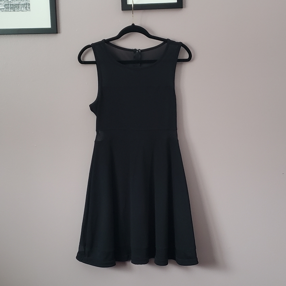 Express Mesh Accented Dress